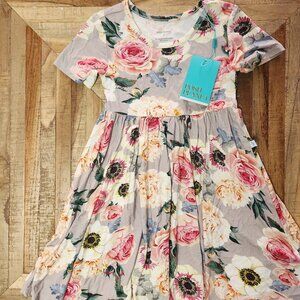 Posh Peanut Foral Print Twirl Dress